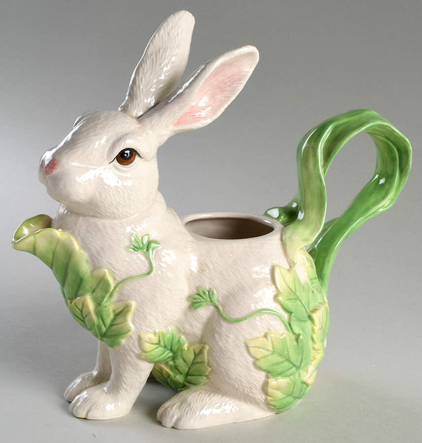 Le Lapin Teapot No Lid by Fitz & Floyd-1