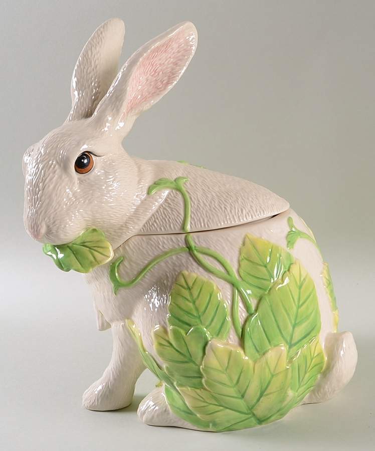 Le Lapin Cookie Jar & Lid by Fitz & Floyd-1
