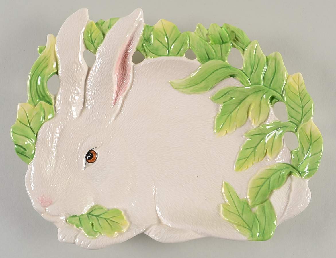 Le Lapin Canape Plate by Fitz & Floyd-1