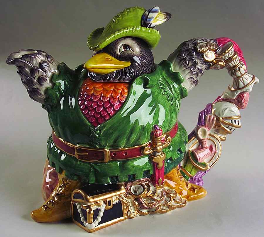 Birdbrains Teapot & Lid by Fitz & Floyd-1