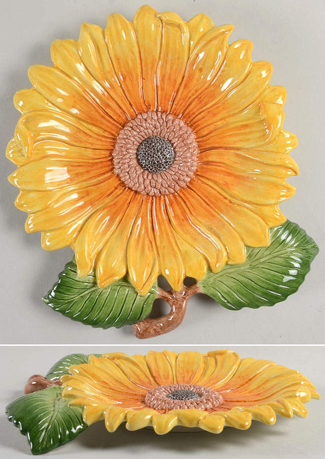 Bounitful Blossoms Canape Plate by Fitz & Floyd-1