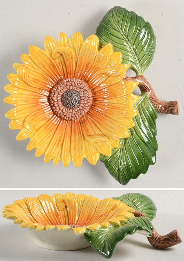 Bounitful Blossoms Open Candy Dish by Fitz & Floyd-1