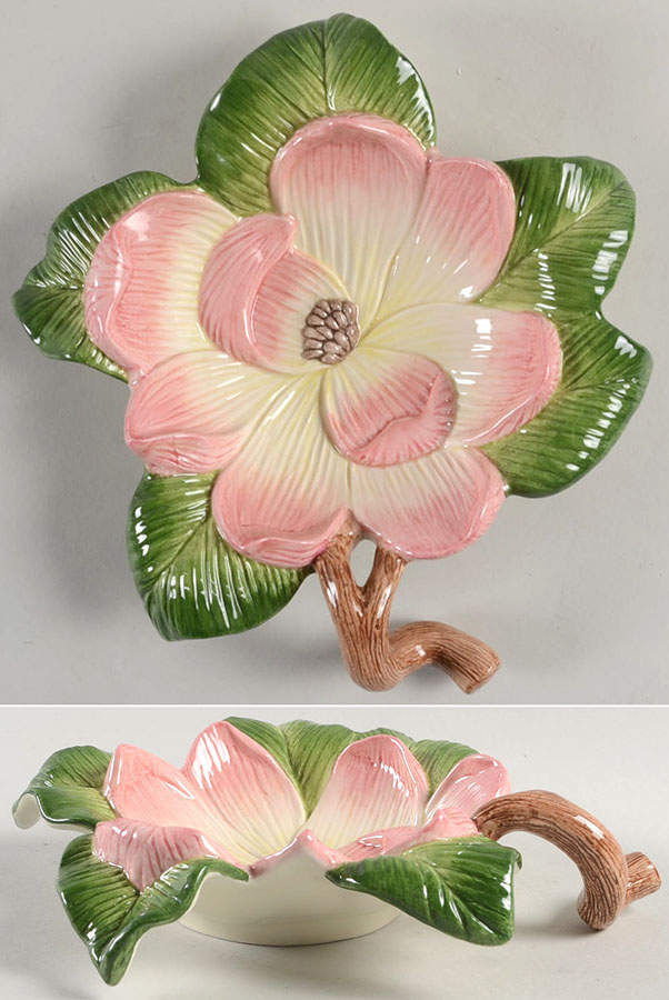 Bounitful Blossoms Open Candy Dish by Fitz & Floyd-1
