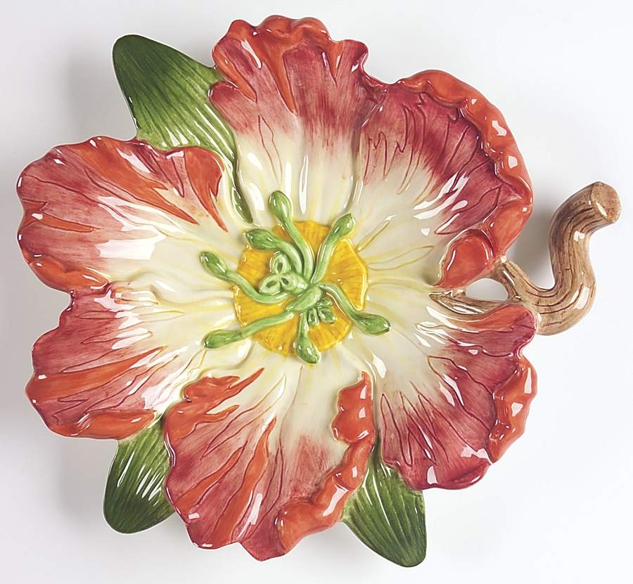 Bounitful Blossoms Canape Plate by Fitz & Floyd-1