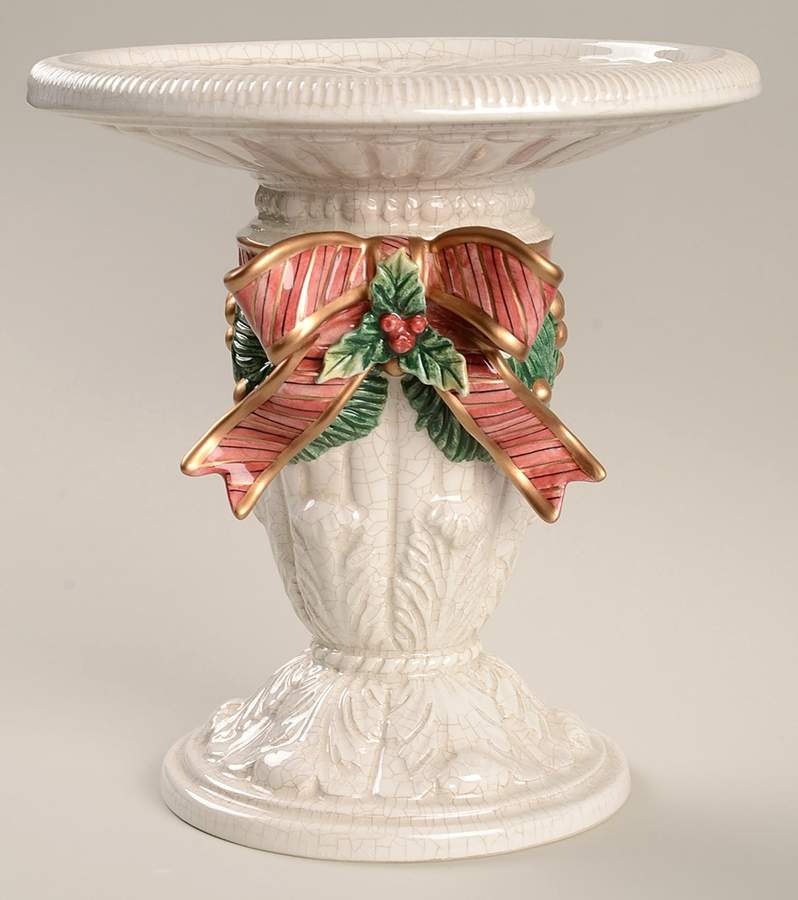 Aegean Christmas 7" Pillar Candleholder by Fitz & Floyd-1