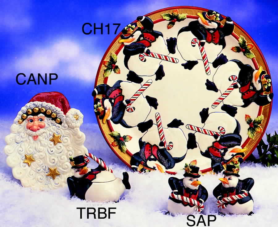 Snow Business Canape Plate by Fitz & Floyd-1