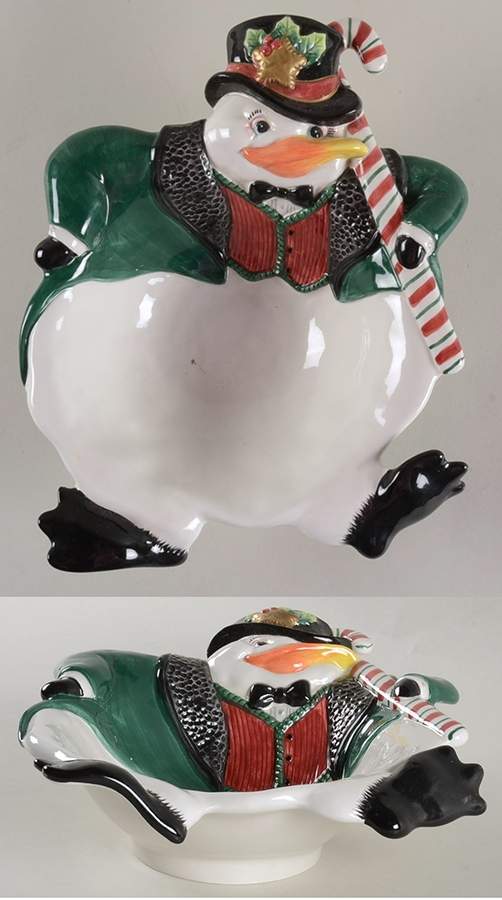 Snow Business Open Candy Dish by Fitz & Floyd-1