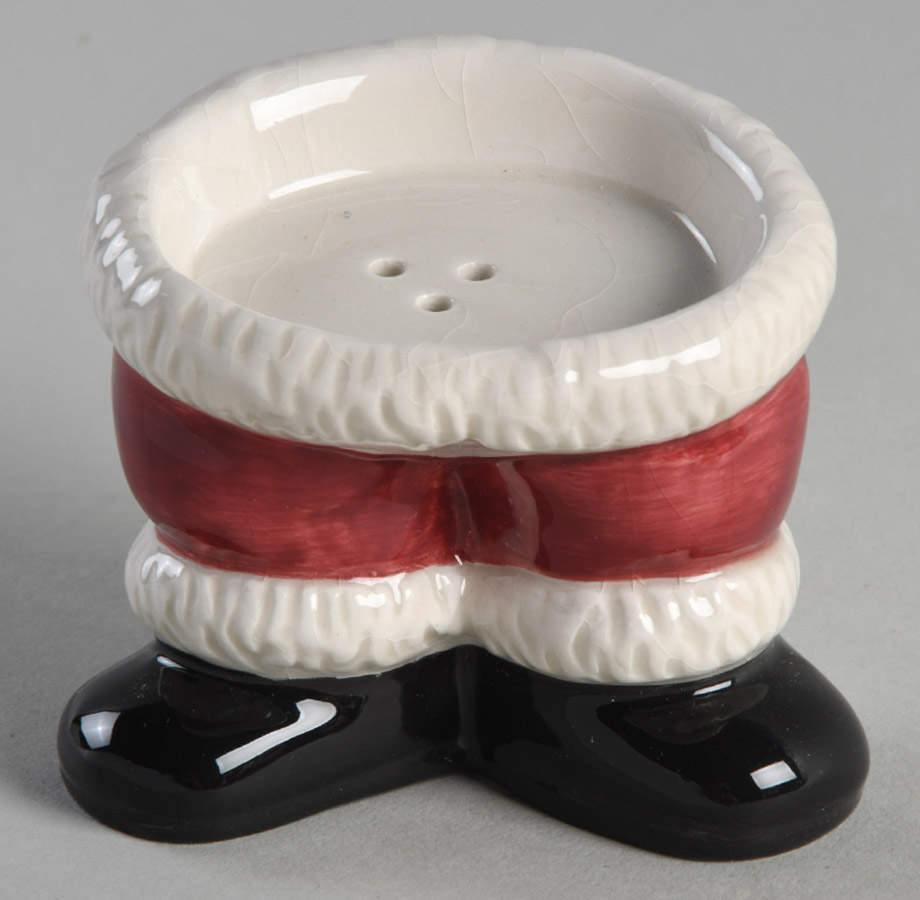 Santa with Wreath Pepper Shaker by Fitz & Floyd-1