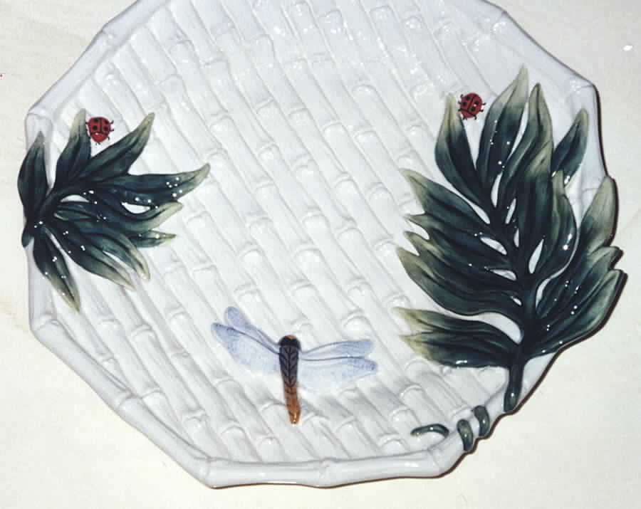 Bamboo Luncheon Plate by Fitz & Floyd-1