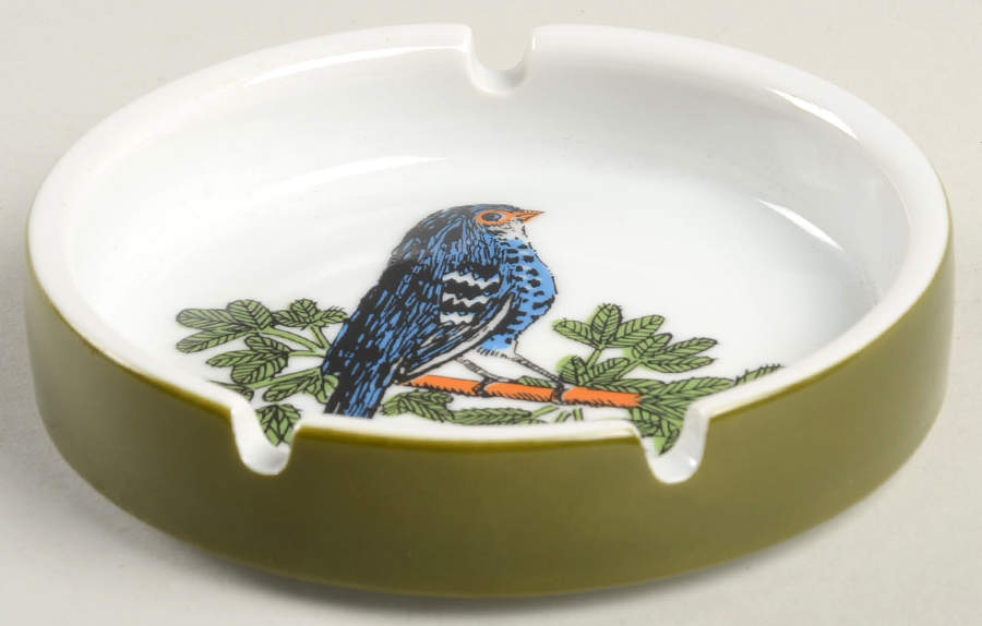 FIT56 3 Slot Round Ashtray by Fitz & Floyd-1