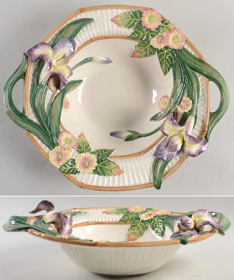 Egret & Wildflowers Centerpiece by Fitz & Floyd-1