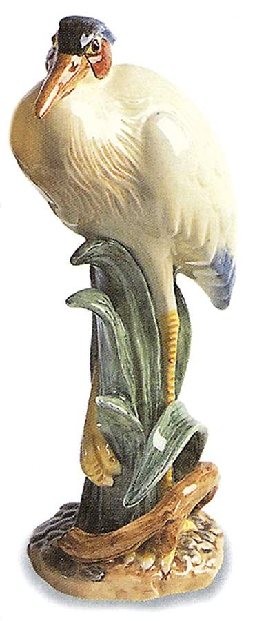 Egret & Wildflowers Figurine by Fitz & Floyd-1