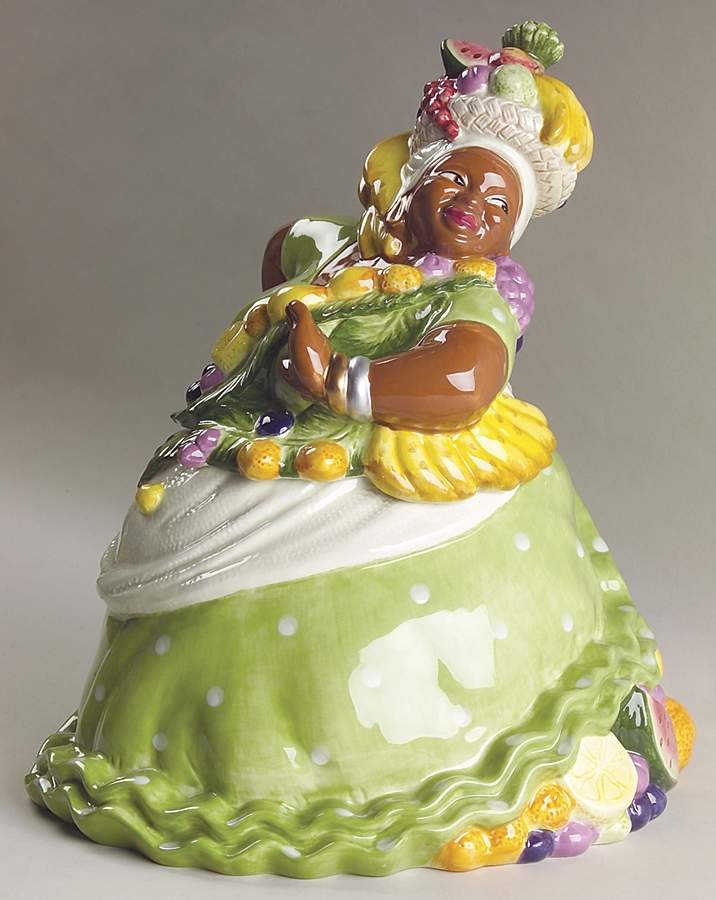 Carioca Cookie Jar & Lid by Fitz & Floyd-1