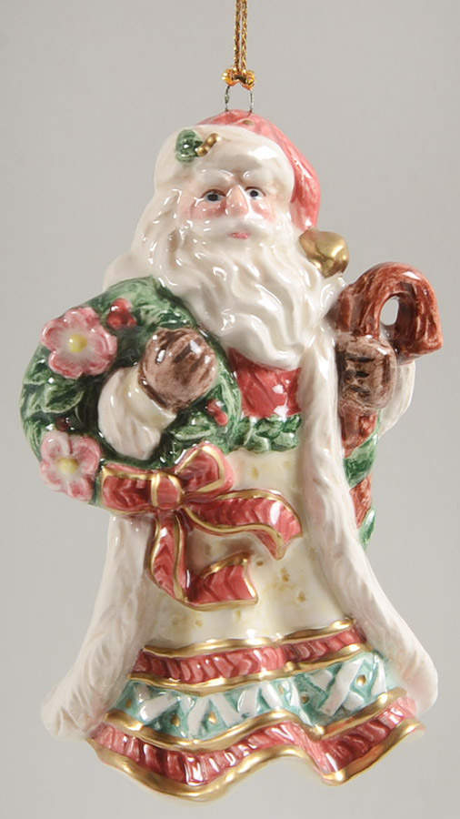 Christmas Wreath Ornament by Fitz & Floyd-1