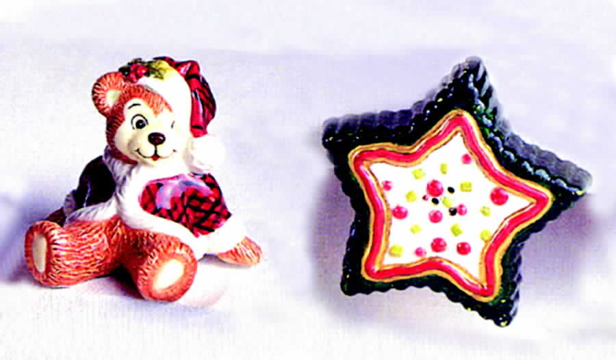 Twinkling Teddy Salt & Pepper Set by Fitz & Floyd-1