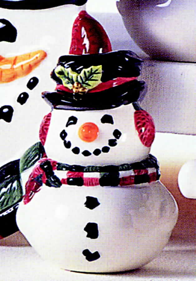 Snowman Salt & Pepper Set by Fitz & Floyd-1