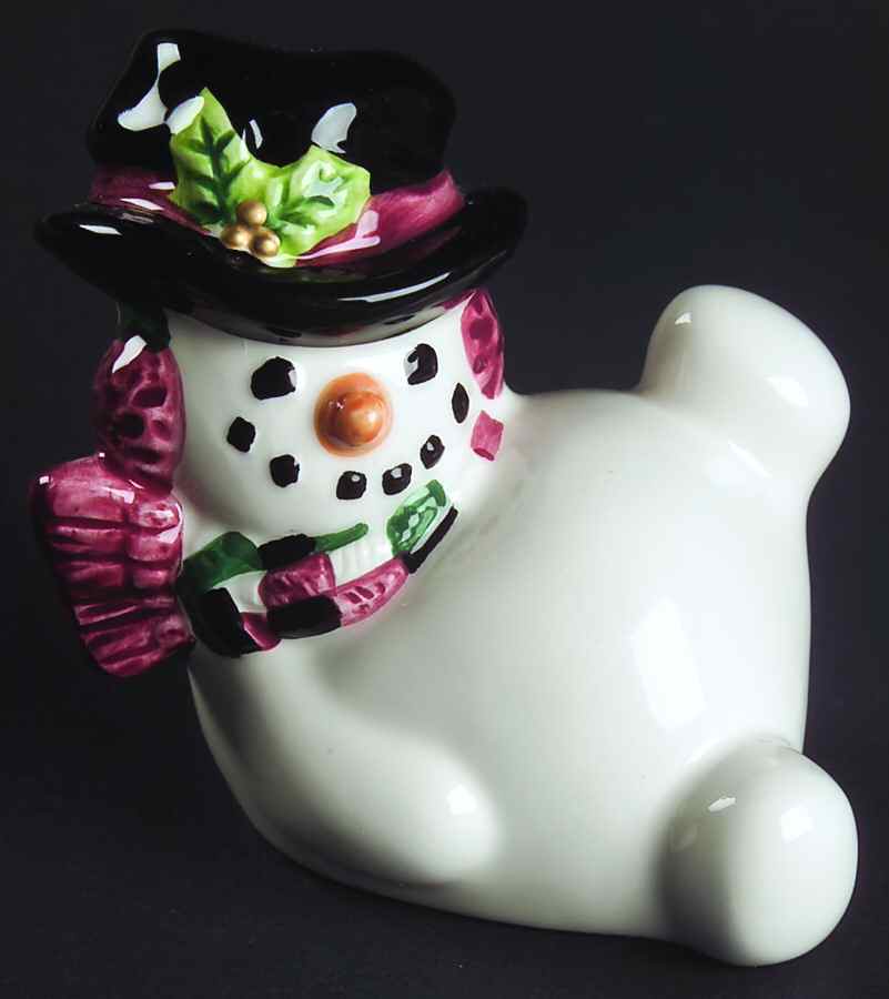 Snowman Snowman Figurine by Fitz & Floyd-1