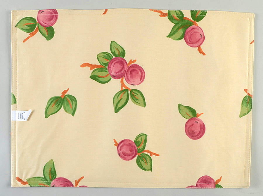 Apple (China,  Apple Backstamp) Cloth Placemat by Franciscan-1