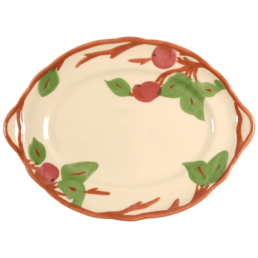 Apple (China,  Apple Backstamp) 14" Oval Serving Platter by Franciscan-1