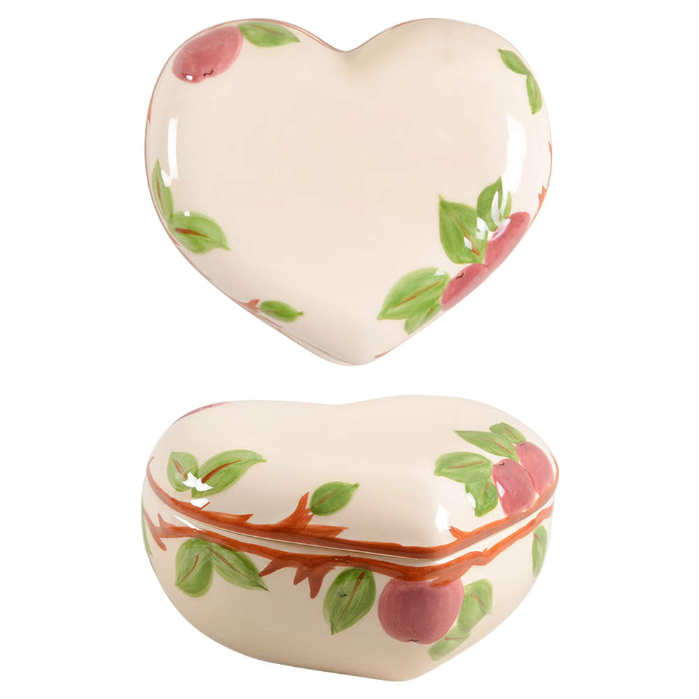 Apple (China,  Apple Backstamp) Heart Shape Box & Lid by Franciscan-1