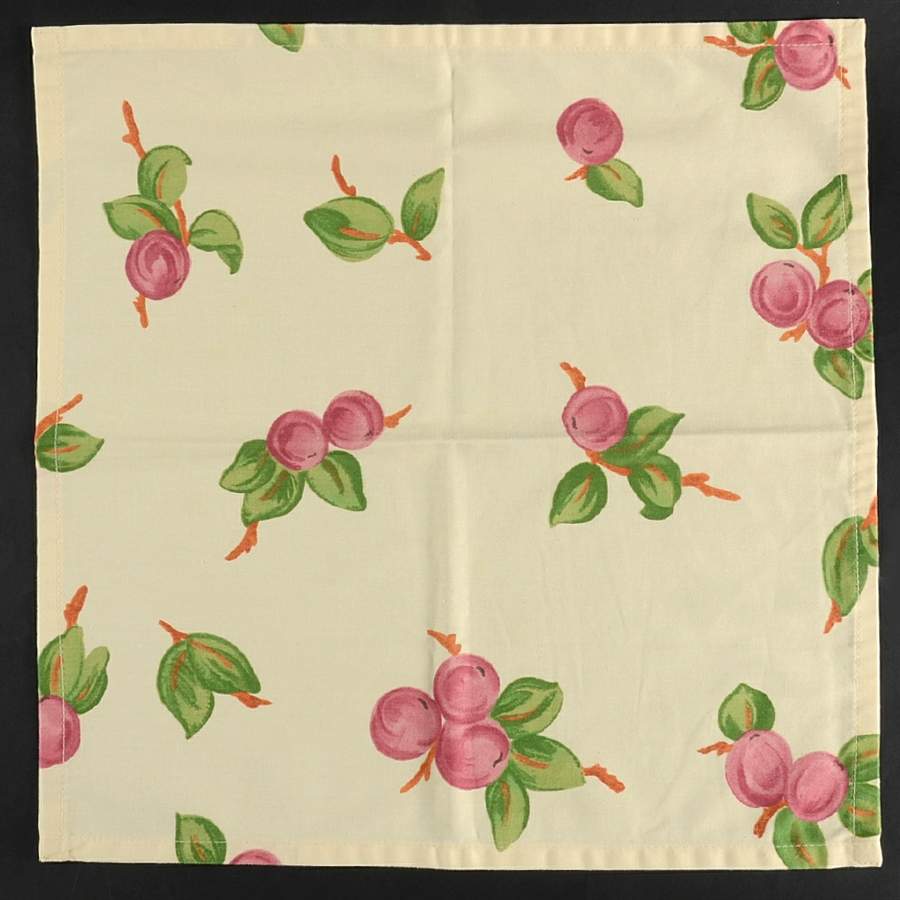 Apple (China,  Apple Backstamp) Cloth Napkin by Franciscan-1