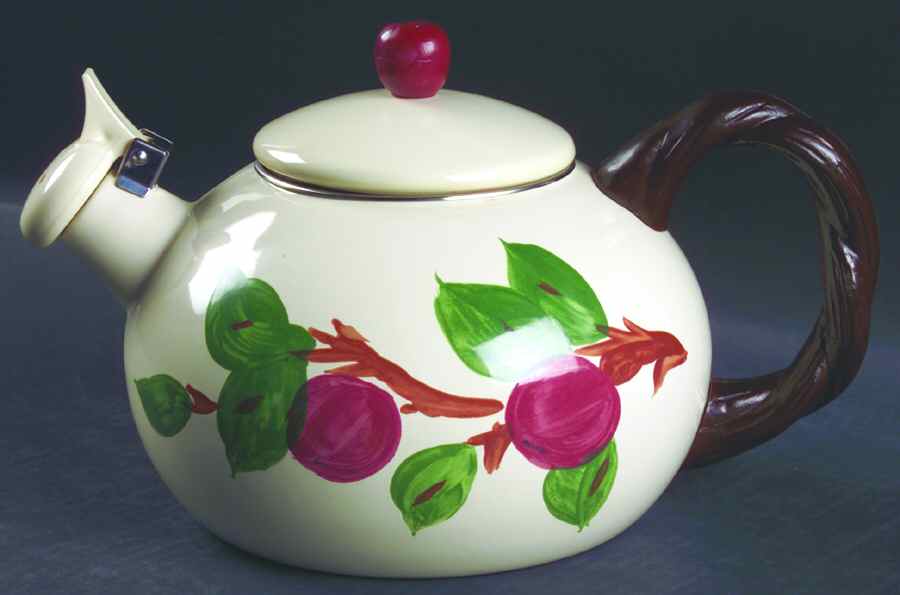 Apple (China,  Apple Backstamp) Metal Kettle & Lid by Franciscan-1