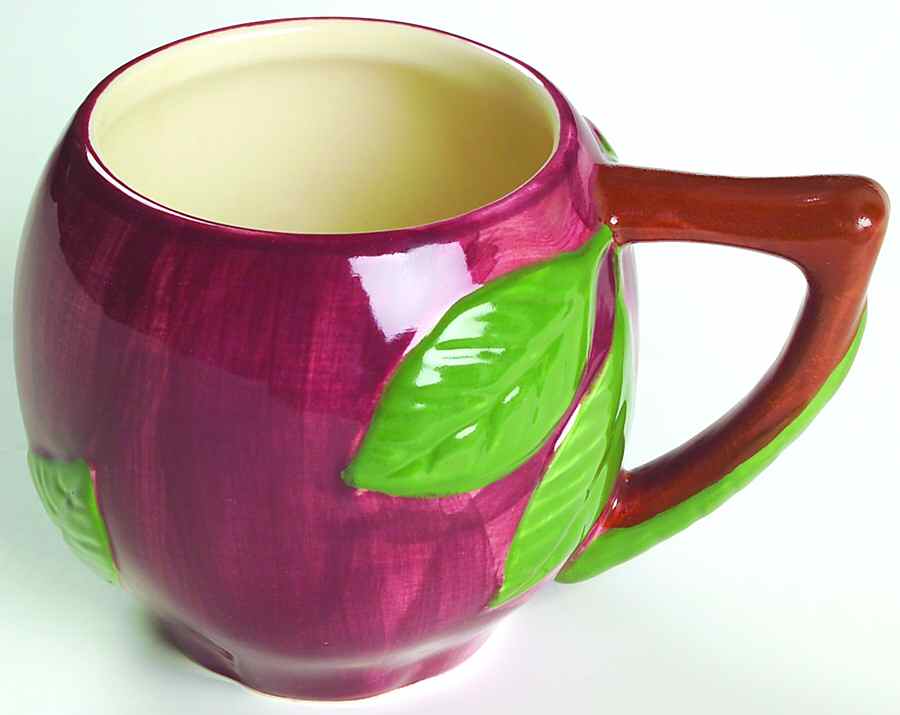 Apple (China,  Apple Backstamp) 14 Oz Sculptured Mug by Franciscan-1