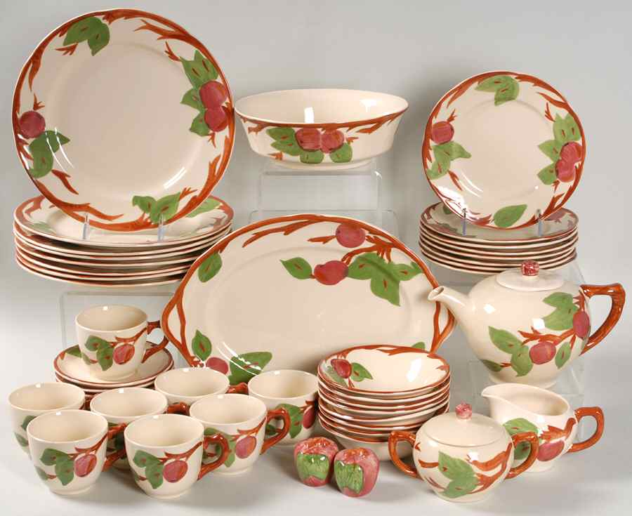 Apple (China,  Apple Backstamp) 49 Piece Set by Franciscan-1