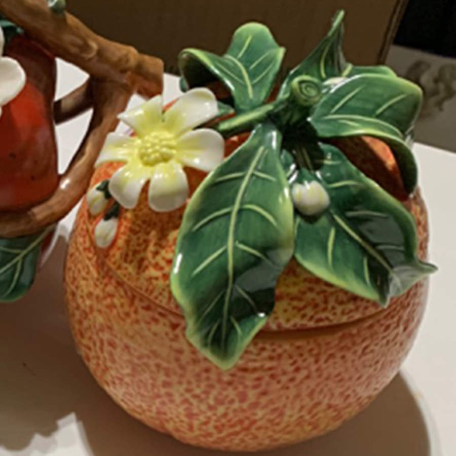 Jardin Potagere 4" Round Box & Lid by Fitz & Floyd-1