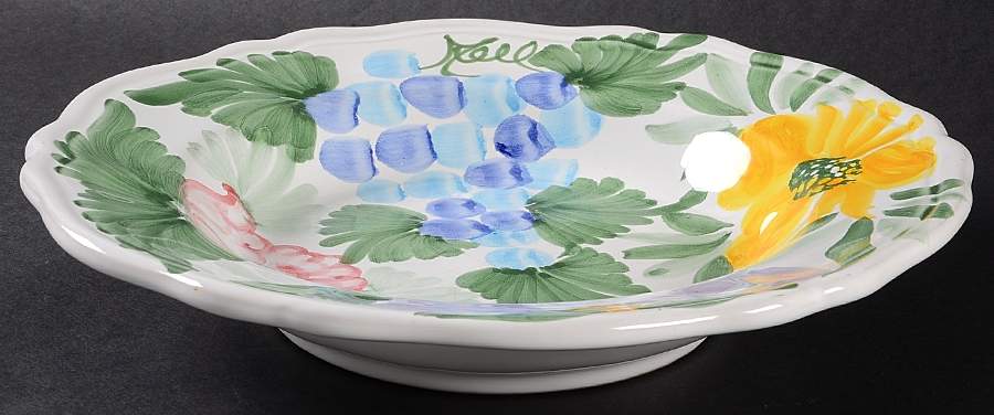 Bouquet 10" Individual Pasta Bowl by Fortebraccio-1
