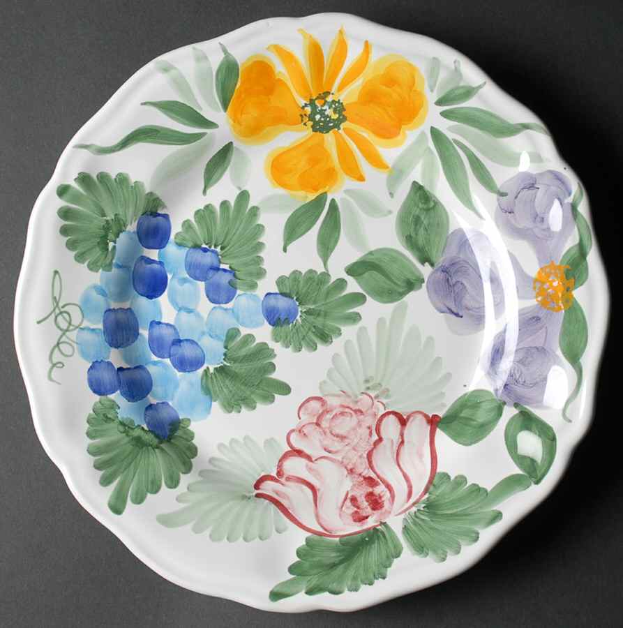 Bouquet Dinner Plate by Fortebraccio-1