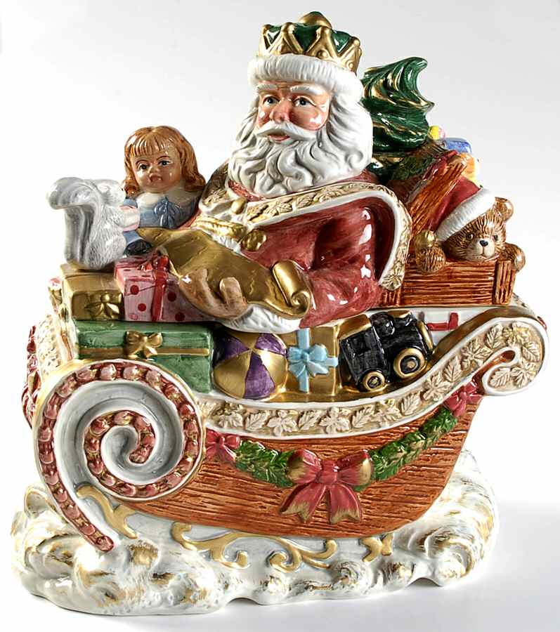 King Wenceslas Cookie Jar & Lid by Fitz & Floyd-1