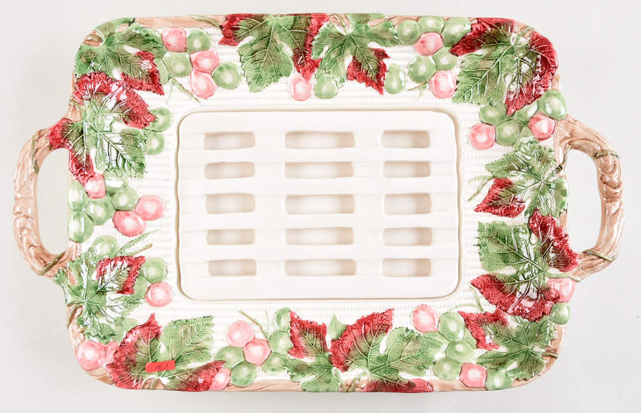 Bordeaux 16" Rectangular Platter & Strainer by Fitz & Floyd-1