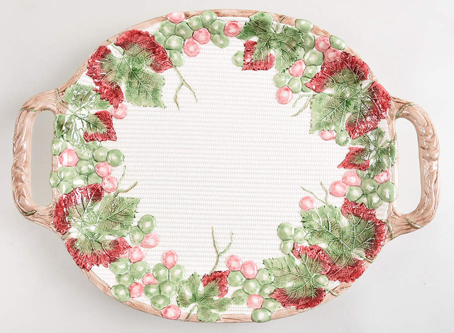 Bordeaux 18" Oval Serving Platter by Fitz and Floyd-1