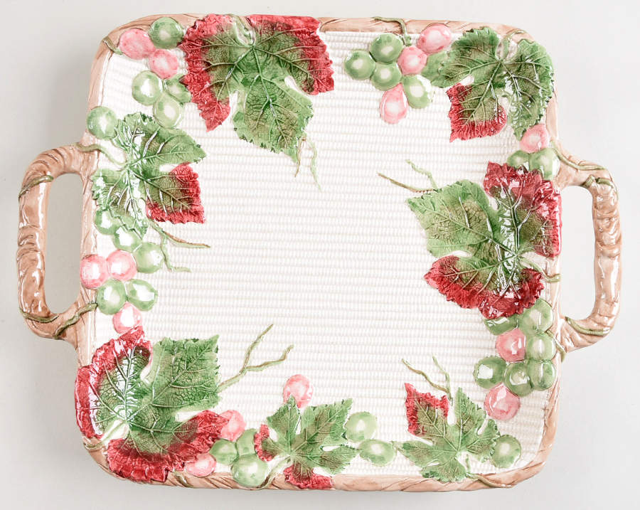 Bordeaux Handled Hors d'Oeuvre Tray by Fitz & Floyd-1