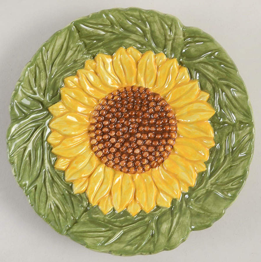 Seeds of Spring Salad Plate by Fitz & Floyd-1