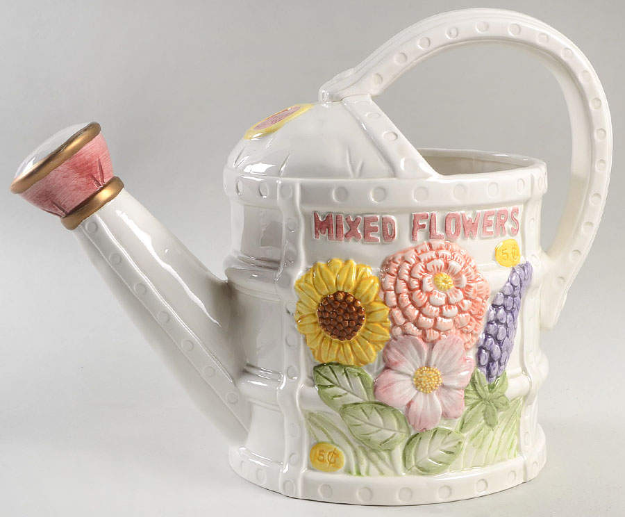 Seeds of Spring Water Can by Fitz & Floyd-1