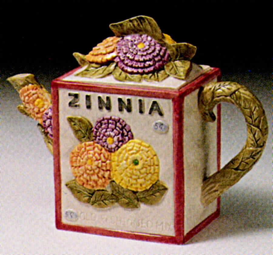 Seeds of Spring Teapot & Lid by Fitz & Floyd-1
