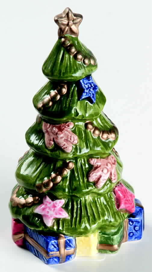 African American Santa Salt Shaker by Fitz & Floyd-1