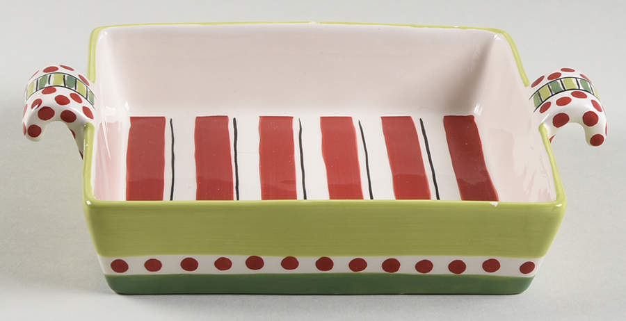 Simply Christmas 9" Handled Tray by Caffco-1