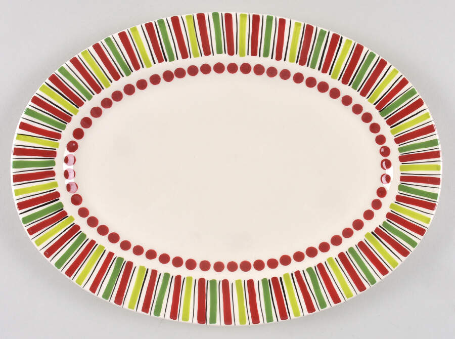 Simply Christmas 12" Oval Serving Platter by Caffco-1