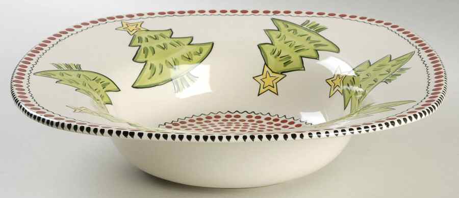 Simply Christmas 13" Square Bowl by Caffco-1