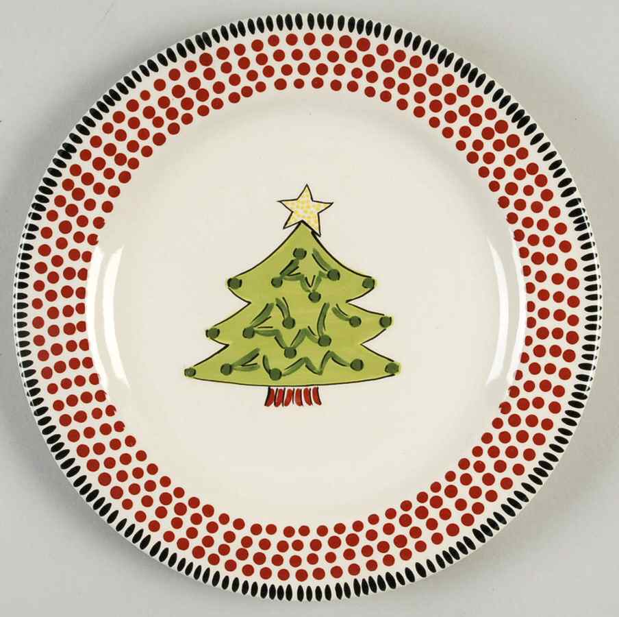 Simply Christmas Salad Plate by Caffco-1