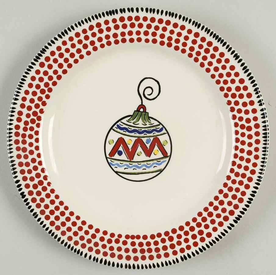 Simply Christmas Salad Plate by Caffco-1