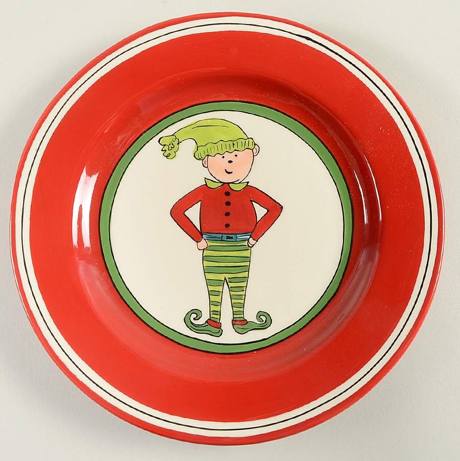 Simply Christmas Salad Plate by Caffco-1