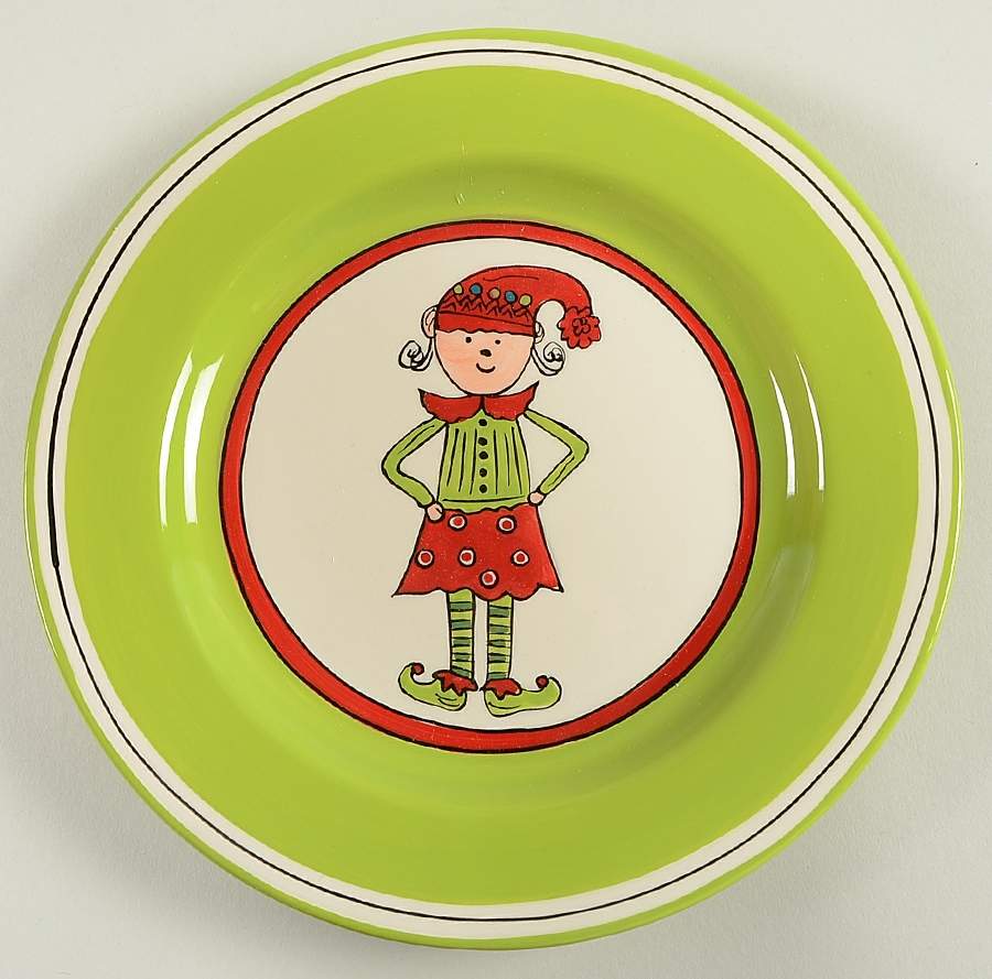 Simply Christmas Salad Plate by Caffco-1