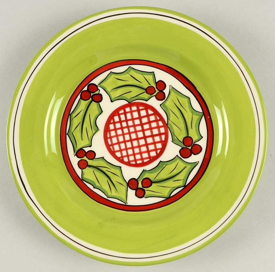 Simply Christmas Salad Plate by Caffco-1