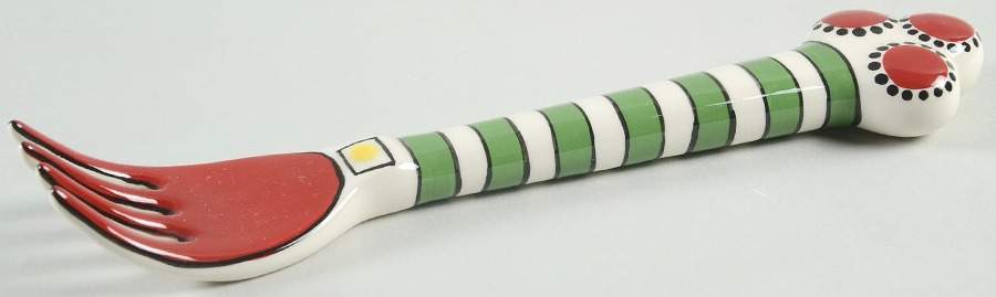 Simply Christmas Salad Serving Fork, Solid Piece by Caffco-1