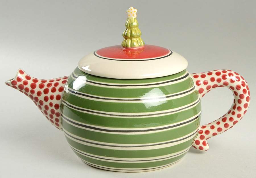 Simply Christmas Teapot & Lid by Caffco-1