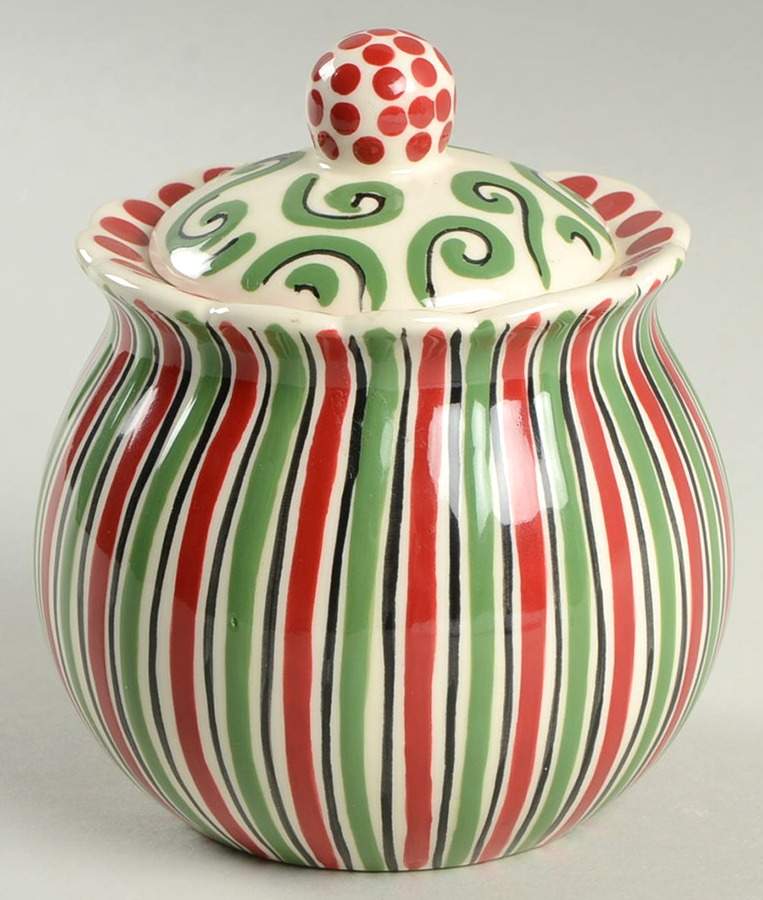 Simply Christmas Sugar Bowl & Lid by Caffco-1